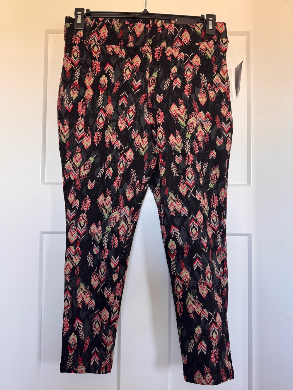 torrid Black Aztec-Print Womens Leggings with Red & Green Accents